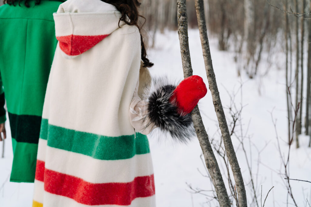 Winter wedding portraits