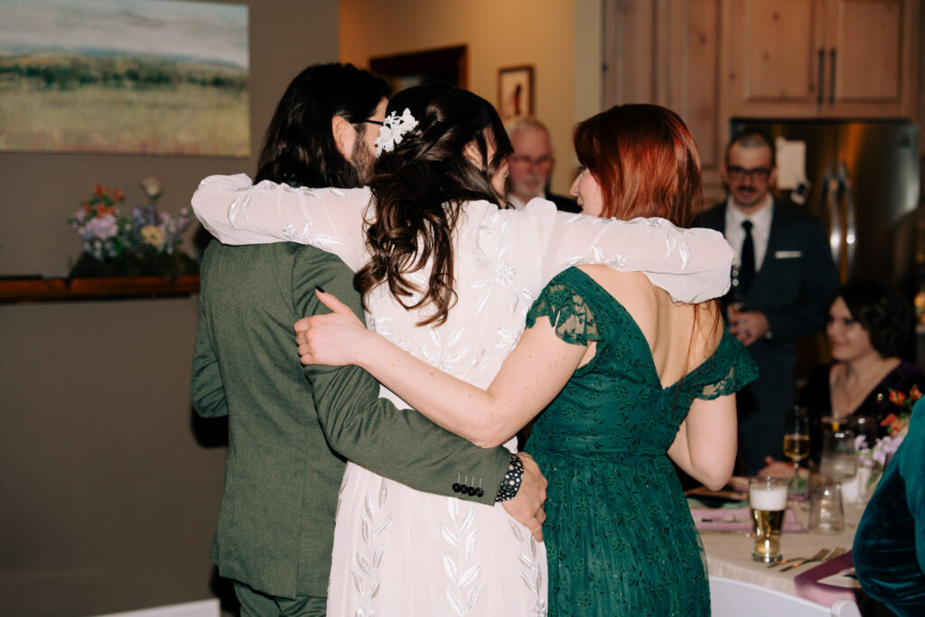 candid at home wedding photograph