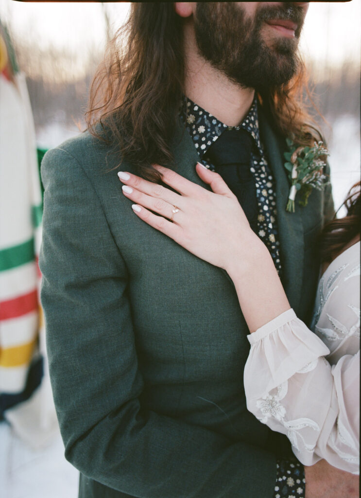 At Home Winter Elopement on Film