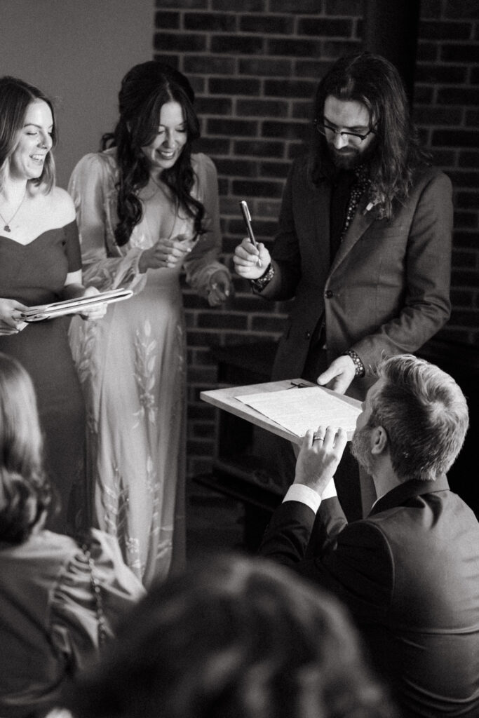 documentary wedding photo