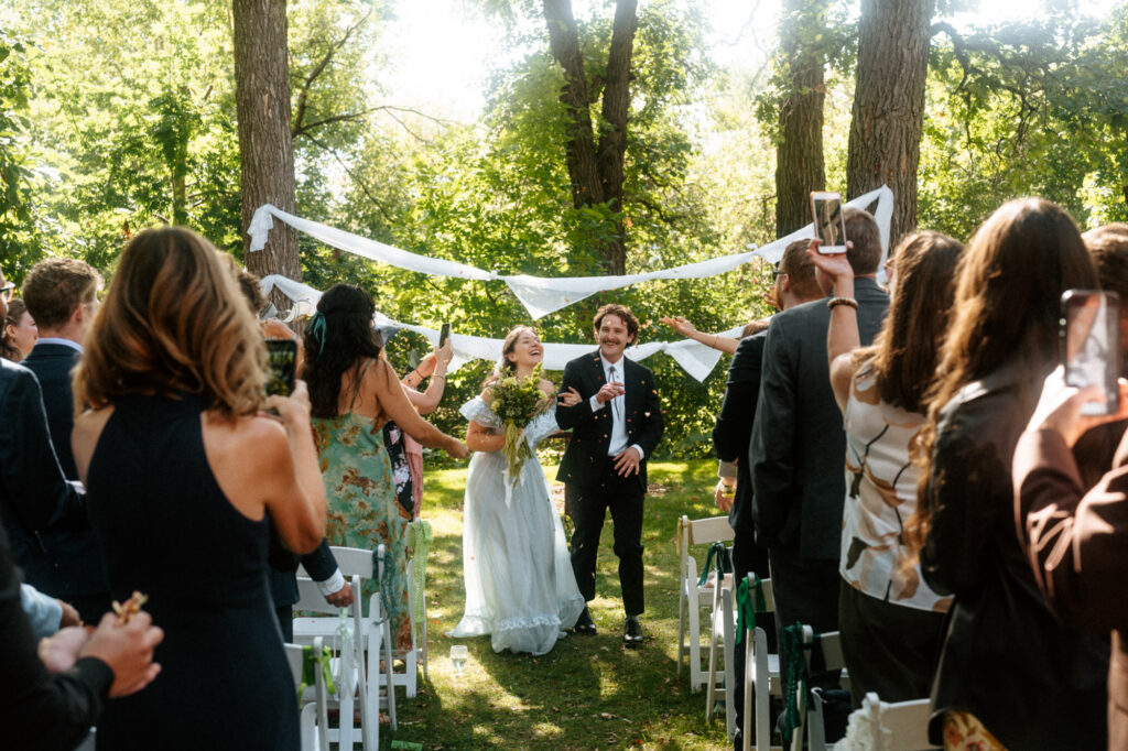 wedding ceremony exit