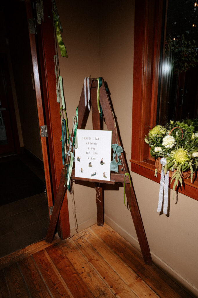 wedding sign