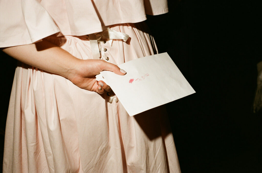 documentary-style photo at wedding reception