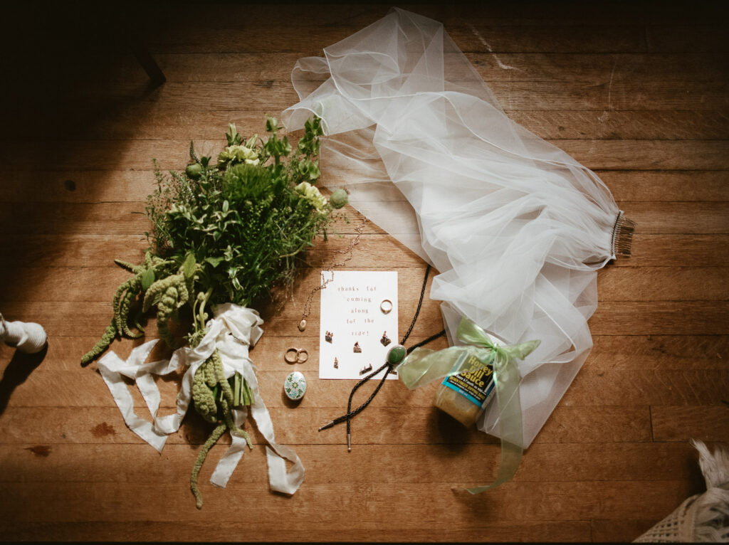 wedding detail photo on medium format film