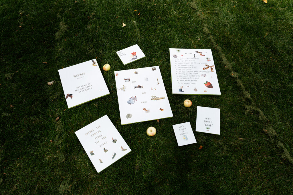 wedding detail photo of DIY wedding signs