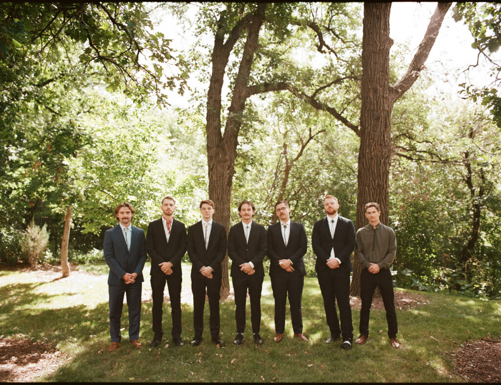 editorial-style photo of groomsmen