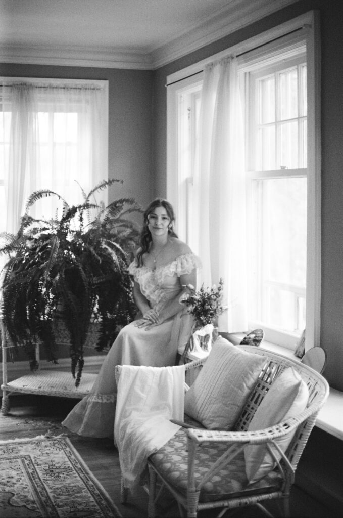 bride on wedding day